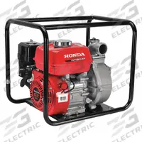 HONDA Engine Driven Pump: 5 1/2 hp, 2 in MNPT, 2 in MNPT, 119 gpm Flow Rate @ 20 Ft. of Head, Open (MPN WH20). Key specifications — Volute Material: Cast Iron; Ignition Type: Recoil-Start; Brand: HONDA; Kit Components: Hose Clamps and Strainer.
