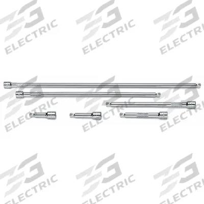 SK PROFESSIONAL TOOLS Socket Extension Set: 1/4 in Input Drive Size - Wobble Hand Socket Extension Sets