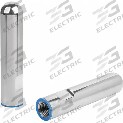KIPP Hygienic End Cap: M16 Thread Size, 12 mm Thread Lg, 102 mm Inside Ht, 24 mm Overall Dia - Protective End Caps for Hygienic Leveling Mounts