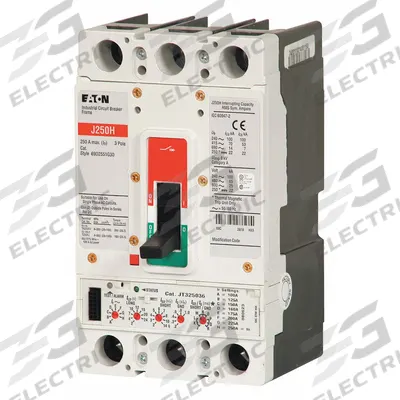 EATON Molded Case Circuit Breaker: 150 A Amps, 65kA at 240V AC, Fixed, ABC, Line/Load Lug - J-Frame Eaton Molded Case Circuit Breakers