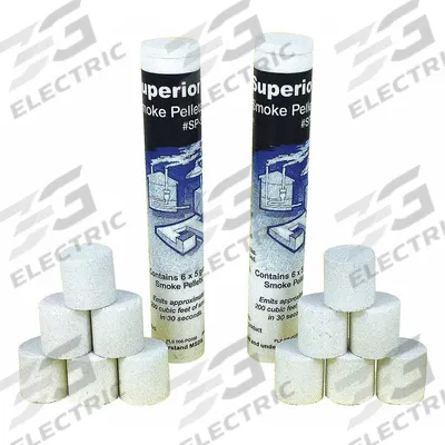 SUPERIOR SMOKE Smoke Pellets: 250 cu ft Generated Volume - Smoke Emitters