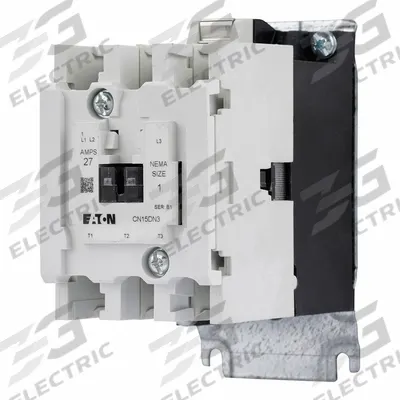 EATON Magnetic Contactor: Non-Reversing, 3 Poles, NEMA Size 1, 27 A - Non-Reversing NEMA Contactors
