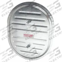 Duct Access Door: 12 in x 16 in, 16 ga, Steel, Thumbscrews, 2,300°F Max Temp Rating, 2 Mounting Stud (MPN GRD1612F2GA). Key specifications — Brand: DUCTMATE; Material: Steel; For Duct Shape: Rectangular.