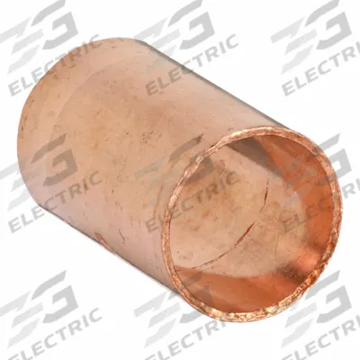 NIBCO Sweat Fitting Coupling: 1/2 in CTS x 1/2 in CTS, Cup x FTG, Dimple Center Stop - Wrot Copper Tube Fittings