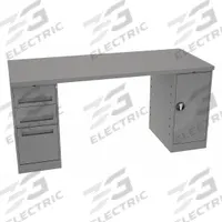 TENNSCO Workbench: Fixed Ht, Steel, 72 in x 30 in, 1,800 lb Overall Load Capacity, Gray (MPN MWB-4-3072S). Key specifications — Brand: TENNSCO.