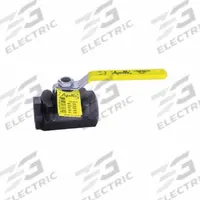 APOLLO Manual Two-Way Ball Valve: 1 in, Steel, Straight, FNPT x FNPT, 2,000 psi Max. Pressure (CWP) (MPN 73A10527A). Key specifications — Brand: APOLLO; Handle: Locking Lever.