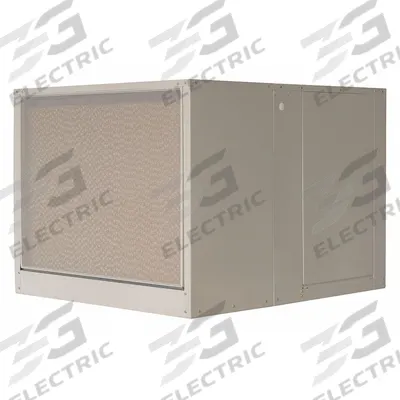 MASTERCOOL Ducted Evaporative Cooler: 2,200 sq ft, 34 5/8 in x 42 in x 52 in - Single-Inlet Residential Ducted Evaporative Coolers