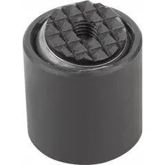 KIPP Tapped Gripper w/Serrated Pad: M10, 8 mm Tap Dp, 16 mm Pad Dia, 58 kN Max Load, 24 mm OD, Steel (MPN K0285.324X028). Key specifications — Brand: KIPP.
