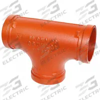 GRUVLOK Metal Pipe Tee: Tee, 1 in x 1 in x 1 in, Ductile Iron, EPDM Seal, 1 in Overall Lg (MPN 0390016723). Key specifications — Brand: GRUVLOK; Fitting Pipe Size: 1 in x 1 in x 1 in.