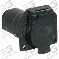 BUYERS PRODUCTS Trailer Connector: 7-Way Blade, 7-Way Blade, Nylon Plastic (MPN TC1007P)
