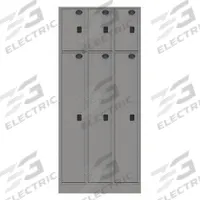 SENTINEL Law Enforcement Evidence Locker: Pass-Through Backing, Keyless Lift Latch, 6 Compartments (MPN 06AC-PT). Key specifications — Brand: SENTINEL; Product Ships: Assembled; Color: Gray.