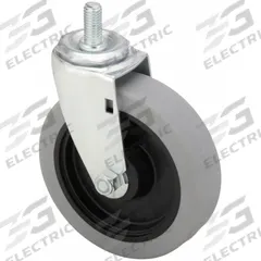 APPROVED VENDOR Stem Caster: Swivel, 5 in Wheel Dia., 1 1/4 in Wheel Wd, Polyurethane, 1 in Stem Lg (MPN 32J880). Key specifications — Brand: APPROVED VENDOR; Thread Size: 1/2"-13; Roll Up: Swivel.