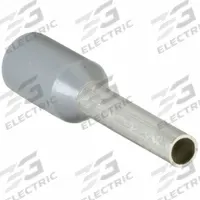 PANDUIT Wire Ferrule: 12 AWG Max Wire Size, Holds 1 Wire, Gray, Polypropylene, 0.13 in Ferrule Dia (MPN FSD81-18-C). Key specifications — Brand: PANDUIT.
