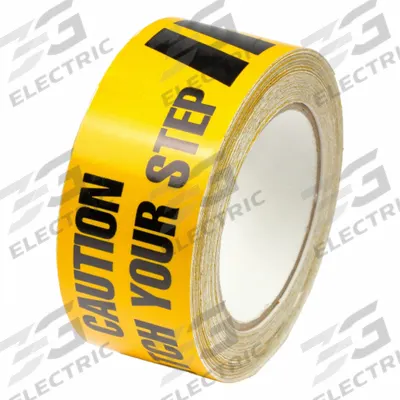 APPROVED VENDOR Barricade Tape: 60 ft Lg, 2 in Wd, Caution Watch Your Step Legend - Specific Caution Messaging Barrier Tape