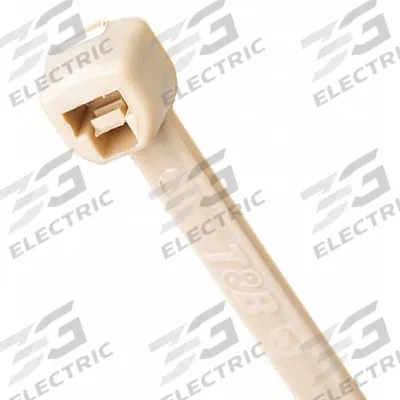 TY-FAST Cable Tie: 4 1/2 in Nominal Lg, 13/16 in Nominal Max. Bundle Dia., 0.1 in Wd - Bacteria-Resistant Cable Ties