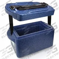 Cryogenic Storage Box: 11 3/8 in Overall Lg, 5 1/8 in Overall Wd, 6 3/4 in Overall Ht, 5 L Capacity (MPN 0372604). Key specifications — Material: Polypropylene; Product Type: Transport Box; Brand: COLE-PARMER.