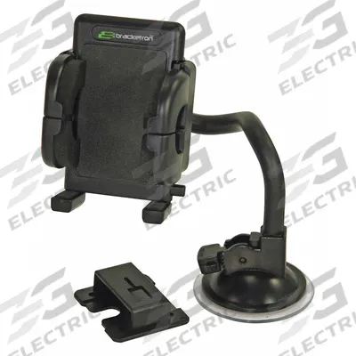 BRACKETRON GPS Mount: Mobile Phone Mount, Mobile Phones/MP3 Players/Tablets, Windshield - Phone Mount Kits