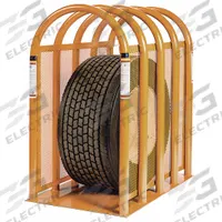 KEN-TOOL Tire Inflation Cage: Tire Inflation Cage, 5-Bar Cage with Mesh, 248 lb Wt, 48 in Overall Lg (MPN T110). Key specifications — Compatible Tire Type: Super Single Tires; Brand: KEN-TOOL.