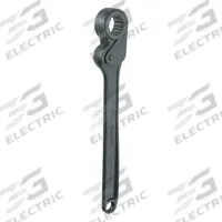 GEDORE Box End Wrench: Chrome, 46 mm Head Size, 25 in Overall Lg, Std, 0° Head Offset Angle (MPN 31 KR 25-46). Key specifications — attr309490: Chrome; attr309484: No; attr309492: No; attr324928: GEDORE.