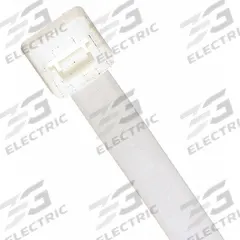 GRAINGER Cable Tie: 12 in Nominal Lg, 3 1/4 in Nominal Max. Bundle Dia., 0.3 in Wd, Natural, 100 PK (MPN 36J163). Key specifications — Outdoor Use: No; Color: Natural; Brand: GRAINGER.