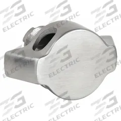 RITTAL Keylocking Thumb Turn: Stainless Steel WM Enclosures, Stainless Steel (MPN WMQTPLS6). Key specifications — Finish: Brushed; Brand: RITTAL; Accessory Type: Thumb Handle; Application: Stainless Steel WM Enclosures; Material: Stainless Steel.