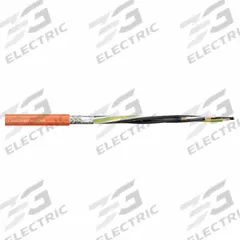 CHAINFLEX Motor Cable: 12 AWG, 4 Conductors, Order by the Foot, PVC Jacket, 1,000 V (MPN CF886-40-04). Key specifications — Conductor Material: Copper; Conductor Configuration: Single; Minimum Bend Radius Factor - Fixed: 8 x OD; Minimum Bend Radius Factor - Flexible: 12 x OD; Includes Ground: Yes; Minimum Bend Radius Factor - E-Chain: 15 x OD; Resistance Properties: Oil and Grease Resistant; Standards: CSA.