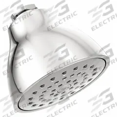 RIZON Fixed Showerhead: 6322 Moenflo XL, 1.75 gpm Fixed Showerhead Flow Rate, Brass/Non-Metal (MPN 6322EP). Key specifications — Series: 6322 Moenflo XL.