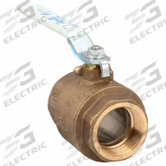 APOLLO Manual Two-Way Ball Valve: 2 in Size, Brass/Bronze, Straight, FNPT x FNPT, Two-Piece, Lever (MPN 77CLF14801A). Key specifications — Brand: APOLLO; Handle: Lever.