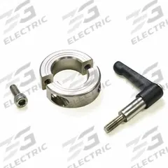RULAND MANUFACTURING Quick Clamping Shaft Collar: 50 mm Bore Dia, Round, 316, Stainless Steel, Black (MPN LV-MSP-50-ST). Key specifications — attr921855: Black; attr921844: Bright; attr921839: RULAND MANUFACTURING.