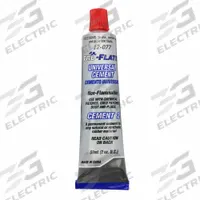 TRU-FLATE Universal Cement: Universal Cement, Liquid, Tube, 2 oz Container Size, Universal, Clear (MPN 12-077). Key specifications — Container Type: Tube; Product Type: Universal Cement; Product Form: Liquid; Compatible Tire Type: Universal; Brand: TRU-FLATE.