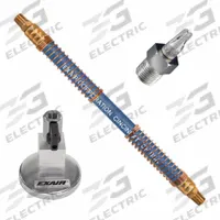 EXAIR Blow Off Station: 8.3 scfm Air Consumption, Focused, 250 psi Air Pressure, 12 in Hose Lg (MPN 1110SS-NPT-9362). Key specifications — attr1341131: EXAIR; attr1341162: Air Nozzle; attr1341142: Mini Shut Off Valve and Single Outlet Magnetic Base; attr1341129: Focused.