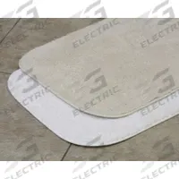 LACEY MILLS Bathroom Rug: 18 oz, 34 in Overall Lg, 21 in Overall Wd, Cotton, White, Latex (MPN 10019STK). Key specifications — Color: White; Weight: 18 oz; Body Material: Cotton; Backing Material: Latex; Brand: LACEY MILLS.
