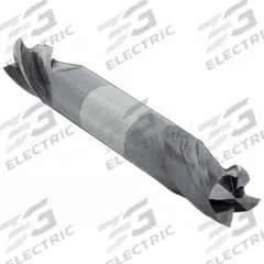 CLEVELAND Square End Mill: Carbide, TiAlN Coated, Double End, 4 Flute, 5/16" Mill Dia, 3/4" LOC (MPN C80283)