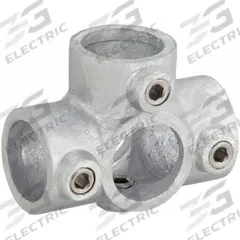 Structural Pipe Fitting: Three-Socket Cross, Cross, 1 1/2 in For Pipe Size, Cast Iron, Gray, Pipe (MPN 30LX43). Key specifications — Manufacturer Part Number: 30LX43; Brand: APPROVED VENDOR; Finish: Zinc-Plated; Material: Cast Iron; Product Type: Three-Socket Cross.