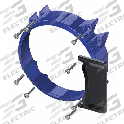 FEDERAL SIGNAL Indicator Ring: Global Series, Polycarbonate, Blue - Accessories for Audible Alarms
