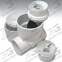 CLEAN CHECK Backwater Valve: 4 in Pipe Size, Socket, PVC, PVC, 75 psi Max. Pressure (CWP) (MPN 97034). Key specifications — Connection Type: Socket; Brand: CLEAN CHECK.
