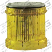 EATON Tower Light Module: Strobe, 24V AC/24V DC, Yellow, 73 mm Overall Dia, 3 in Overall Ht, SL4 (MPN SL7-FL24-Y). Key specifications — Brand: EATON; Compatible with Series: SL4; Lens Color: Yellow; Operating Voltage: 24V AC; Manufacturer Part Number: SL7-FL24-Y.