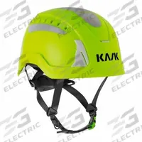 KASK Safety Helmet: Yellow, No Graphics, Polypropylene, Front-Slots, KASK, Yellow (MPN WHE00120-221). Key specifications — Brand: KASK; Head Protection Graphics: No Graphics; Head Protection Material: Polypropylene; Accessory Mounting Options: Front-Slots; Head Protection Brand: KASK; Head Protection Color: Yellow.