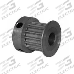 DAYTON Timing Pulley: Curvilinear, Fixed, For 9 mm Belt Wd, 15 Teeth, 3 mm Pitch, Aluminum (MPN 15-3M09M6CA6). Key specifications — Brand: DAYTON; Finish: Clear Anodized; For Belt Series: Powerhouse®.