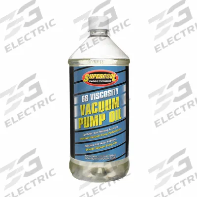 SUPERCOOL Vacuum Pump Oil: 32 fl oz, Bottle, 118 Viscosity Index - Vacuum Pump Oils