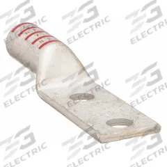 Compression Lug: For 350 kcmil, Stranded Wire, 1/2 in Stud Size, Long, Copper Barrel (MPN 24C413). Key specifications — Inspection Hole: No; For Wire Type: Stranded; For Wire Sizes: 350 kcmil; Brand: APPROVED VENDOR; Manufacturer Part Number: 24C413.