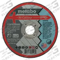 METABO Abrasive Cut-Off Wheel: Type 1, 4 1/2" x 0.045" x 7/8", Ceramic, 46 Grit, CA46U (MPN US616280000). Key specifications — Series: CA46U; Brand: METABO.