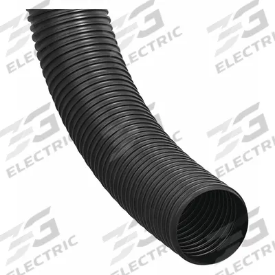REIKU Corrugated Loom Tubing: 1 1/4 in Nominal Size, 16.4 ft Overall Lg, Polyamide 12 - Continuous-Flex Corrugated Tubing