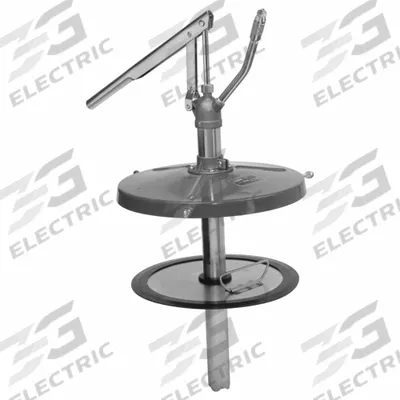 LINCOLN Hand Pump: Lever Action, Pump with Nozzle, Aluminum Housing, 1 oz per stroke - Lever Handle Grease Drum Pumps