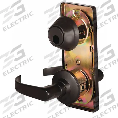 DORMAKABA Door Lockset: Passage Lever Locksets, Bronze
