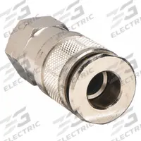 AIGNEP USA Quick Connect Hose Coupling: 1/4 in Body Size, 1/4 in Hose Fitting Size, Sleeve, FNPT (MPN 80192-04). Key specifications — Thread Size: 1/4" -18; Coupling Locking Type: Sleeve; Brand: AIGNEP USA.