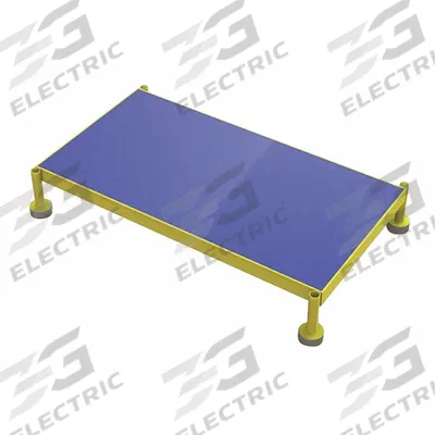 TRI-ARC Adjustable Height Work Platform: 8 in Platform Ht - Max, 19 in Platform Wd - Cushioned Adjustable-Height Single-Step Platforms