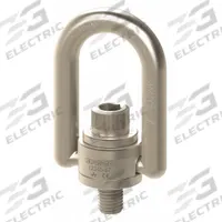 ADB HOIST RINGS Hoist Ring: Pivot/Swivel, Nickel-Plated Steel, M20-2.50, Max. 4,850 lb (MPN EN34714). Key specifications — Brand: ADB HOIST RINGS; Thread Size: M20-2.50; Operation: Lifting.