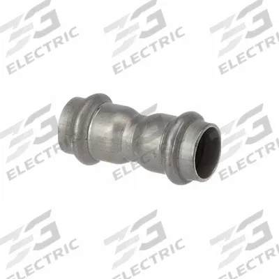 VIEGA PROPRESS Crimp Coupling Fitting: 1/2 in CTS x 1/2 in CTS Size, Straight, EPDM - Standard Stainless Steel Press Tube Fittings