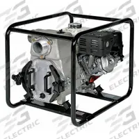 TSURUMI Engine Driven Pump: 8 hp, 3 in MNPT, 3 in MNPT, 320 gpm Flow Rate @ 20 Ft. of Head, Honda (MPN EPT3-80HA). Key specifications — Volute Material: Cast Iron; Ignition Type: Recoil-Start; Brand: TSURUMI; Kit Components: Impeller Wrench.